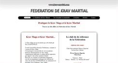 Desktop Screenshot of krav-martial.com