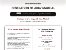 Tablet Screenshot of krav-martial.com
